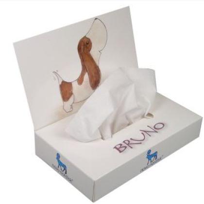 Kleenex tissuedoos bedrukken met logo
