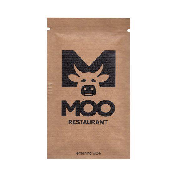 Luxe verfrissingsdoekjes op ecologisch uitziende sachet