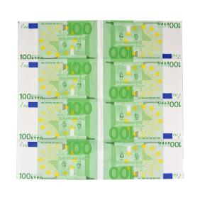 euro logo biljet zakdoekjes